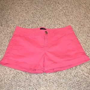 American Eagle Peach Midi Shorts